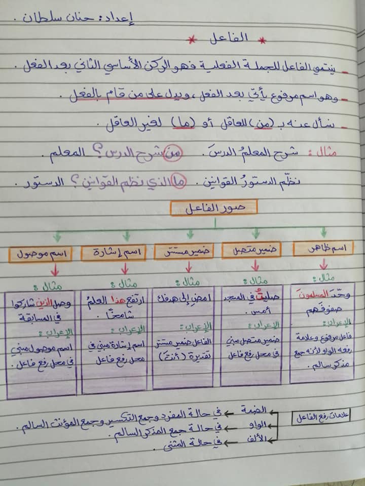 NDg3NDgx6 بالصور شرح وحدة الجملة الفعلية مادة اللغة العربية للصف الثامن الفصل الاول 2020